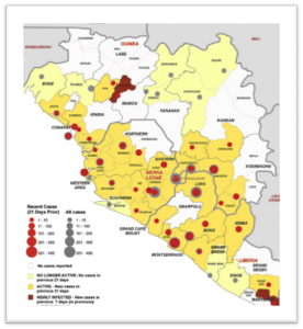 Map Ebola