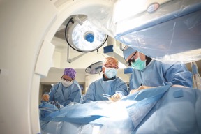 Doctors performing a procedure 