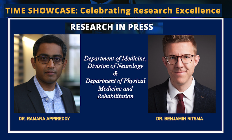 This month's TIME Showcase is a recent publication by Dr. Ramana Appireddy and his colleague Dr. Benjamin Ritsma