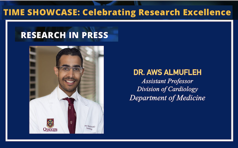 This Months' TIME Showcase-Recent Publication by Dr. Aws Almufleh and his colleagues