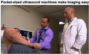 Pocket sized ultrasound