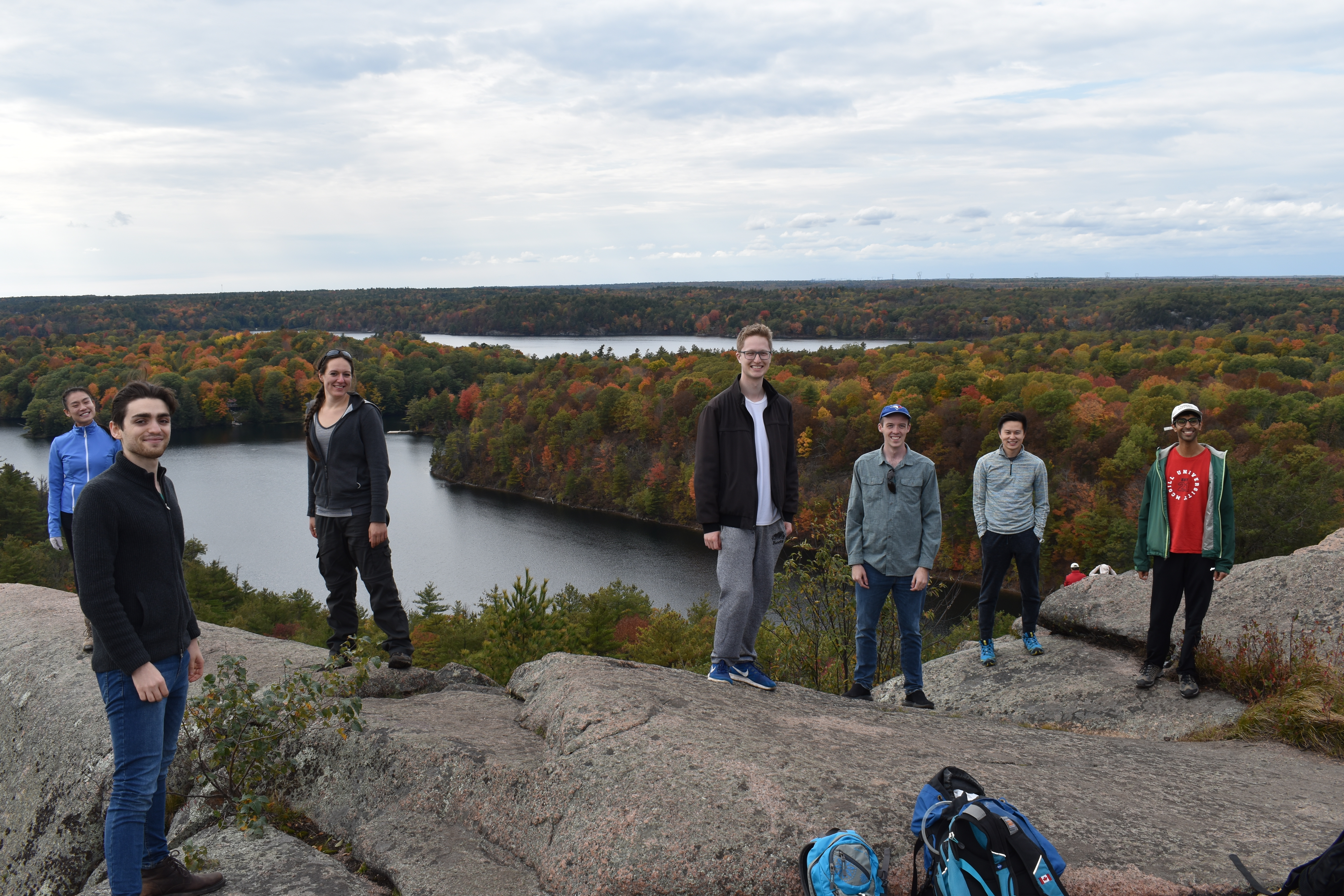 
                         Overview                                                    - 
                          Some of our residents enjoy the nature of the surrounding region during our Fall Retreat hike at Rock Dunder.                                                    