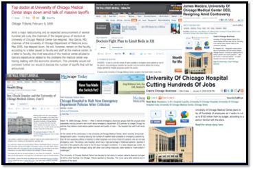 collage of news articles