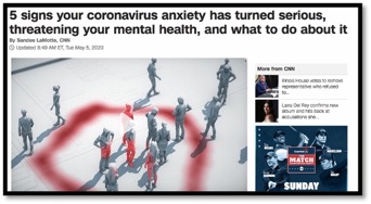 CNN article re coronavirus and anxiety