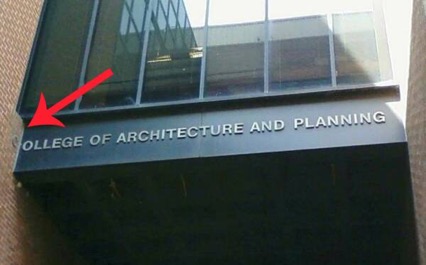 name of building not spelled correctly