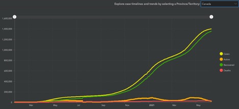 colourful line graphs