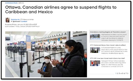 photo of mom and son masked using hand sanitizer in an empty airport