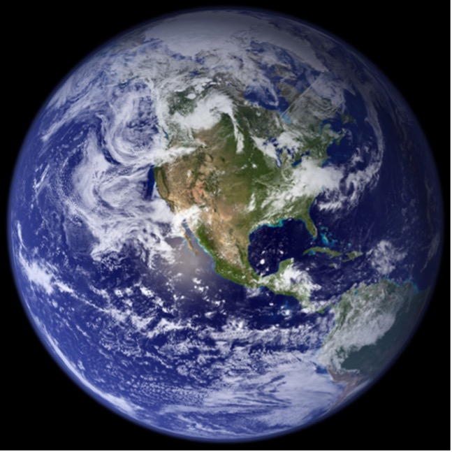satellite picture of earth from space