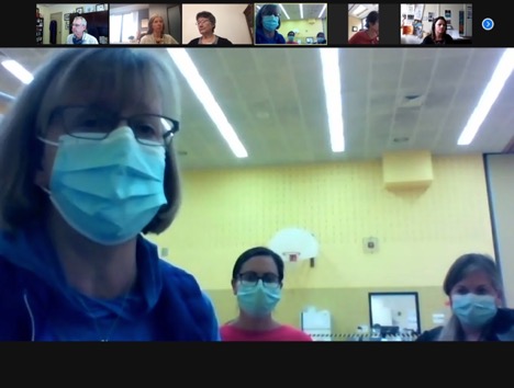 screen shot of zoom meeting