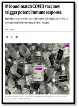 screen shot of many vaccine bottles in a pile