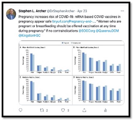 text from Dr. Stephen Archer