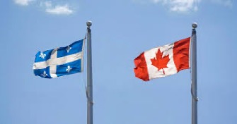 Ontario and Quebec Flags