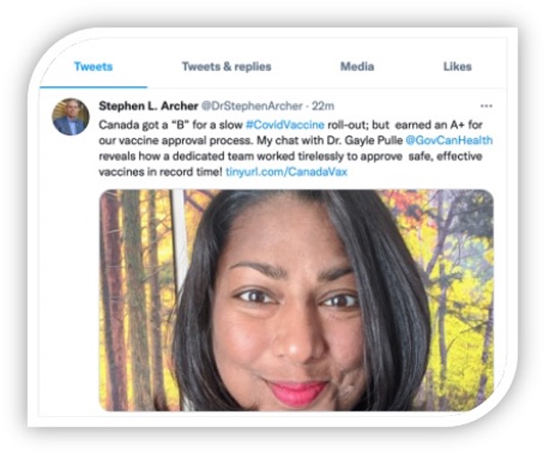 tweet screenshot of women