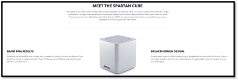 Advertisement for the Spartan Cube
