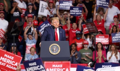 president trump at rally