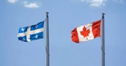 Ontario and Quebec Flags