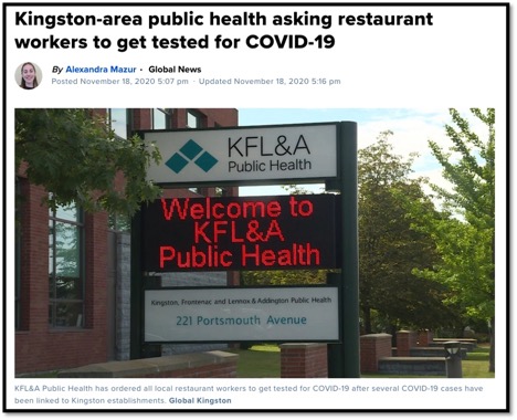 photo of KFL&A sign outside their building