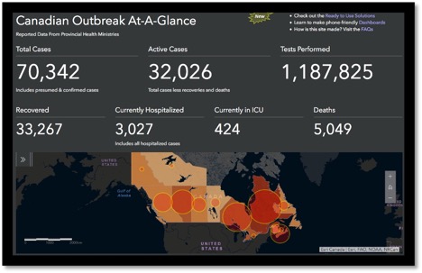 Canadian COVID-19 outbreak tracker