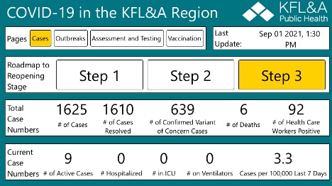 KFL&A Cases Dashboard