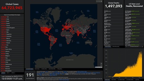 world map and ranking of countries with over 300,000 cases