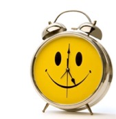 Alarm Clock with smiley face
