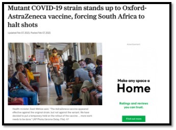 screenshot of masked people in a vaccine clinic