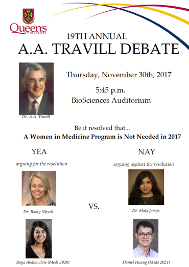 2017 Travill Debate Poster