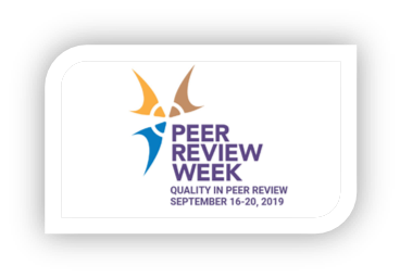 Peer review week logo