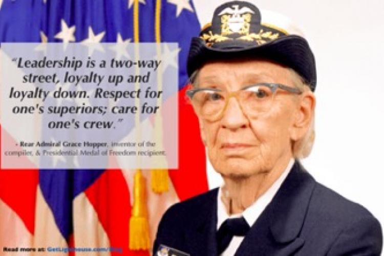 photo of Admiral Grace Harper