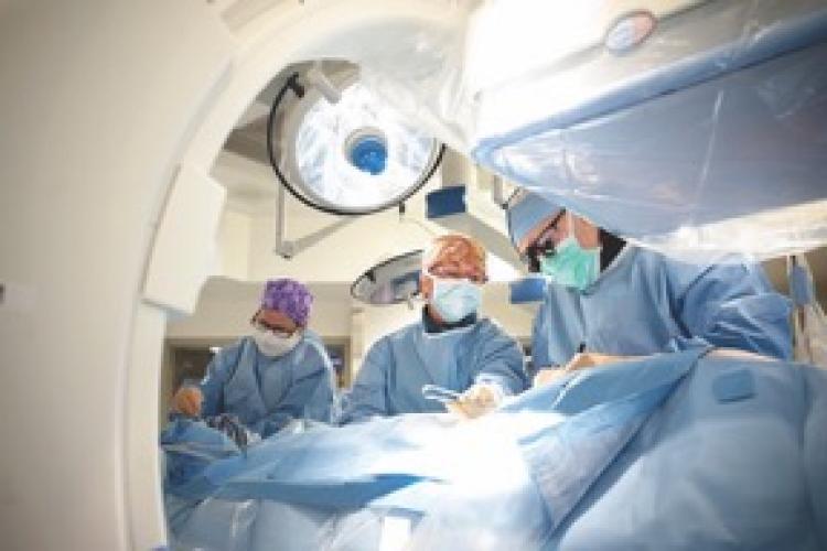 Doctors performing a procedure 