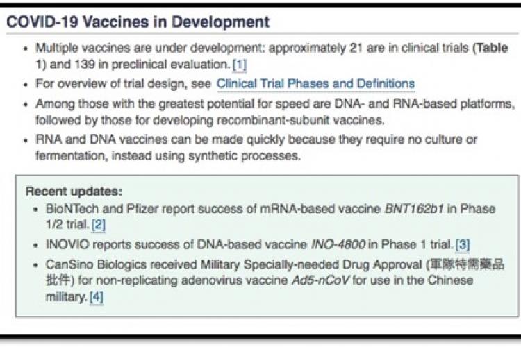 covid-19 vaccines in development