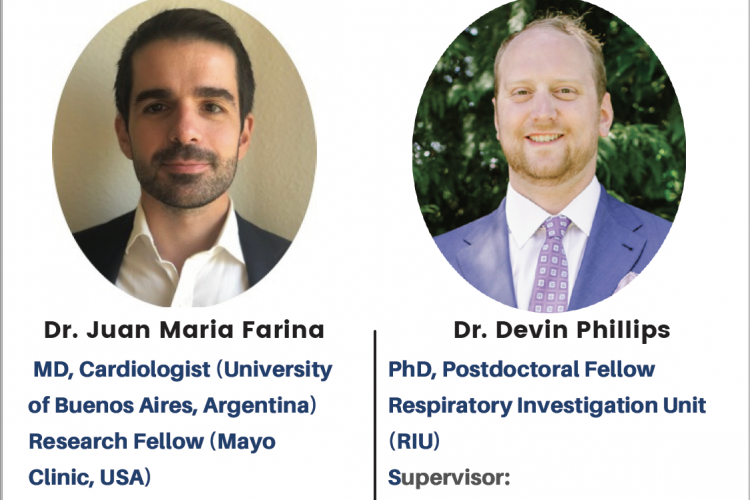 Announcement of the recipients of JAS Fellowship Award 2022, Dr. Juan Maria Farina and Dr. Devin Phillips