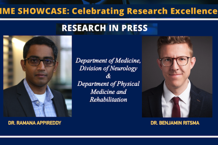 This month's TIME Showcase is a recent publication by Dr. Ramana Appireddy and his colleague Dr. Benjamin Ritsma