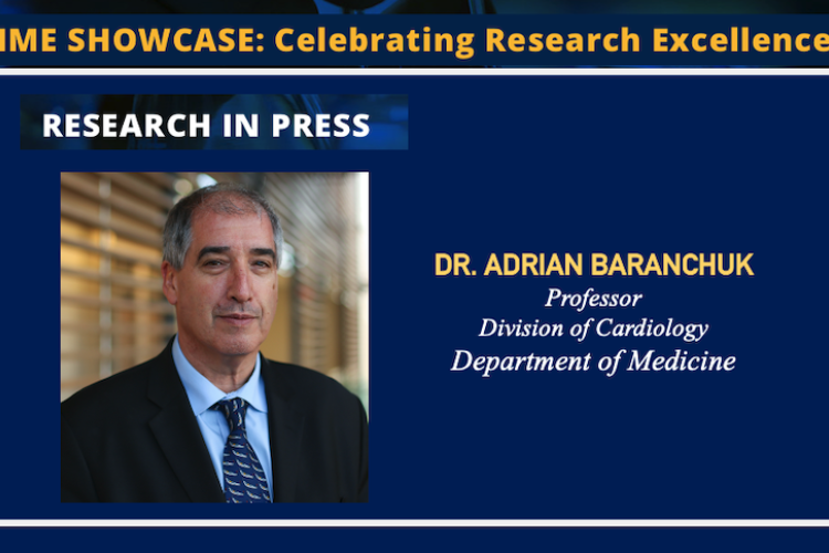 This Months' TIME Showcase-Recent Publication by Dr. Adrian Baranchuk and his colleagues