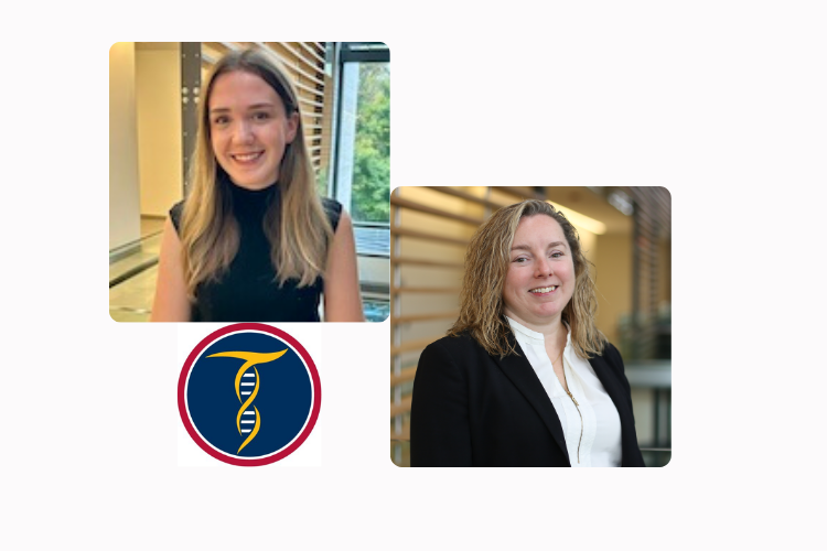 Photo of Sophie (TMED student) and Dr Ellis