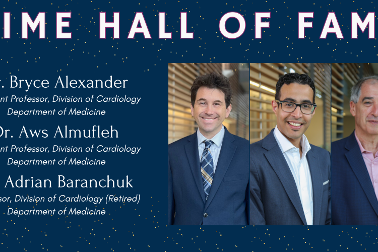 TIME Hall of Fame features a publication by Dr. Bryce Alexander & Dr. Aws Almufleh