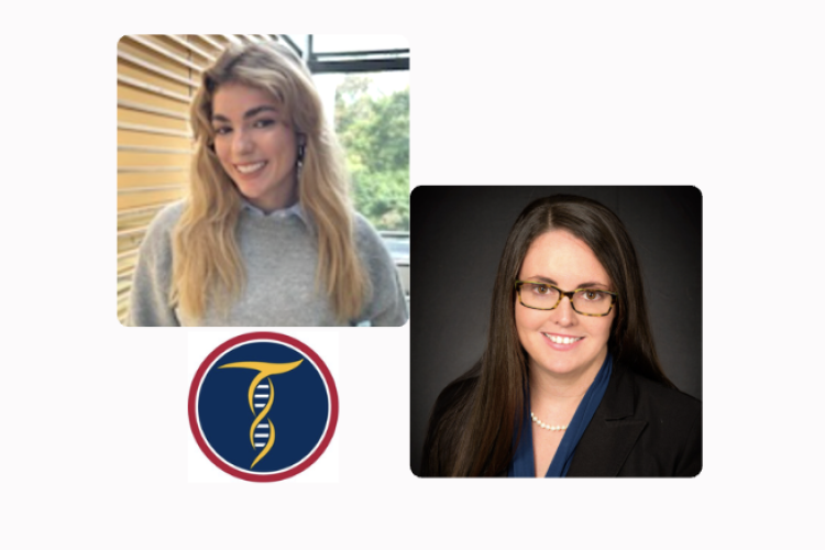 Photo of Hannah Boyd and Dr Kimberly Dunham-Snary 