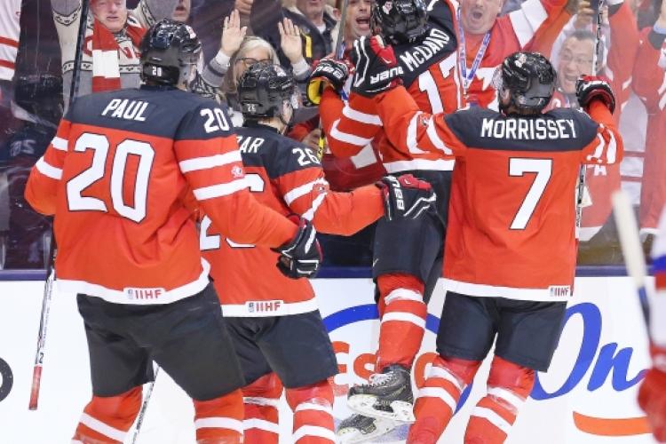 Team Canada Celebrates
