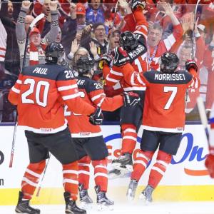 Team Canada Celebrates
