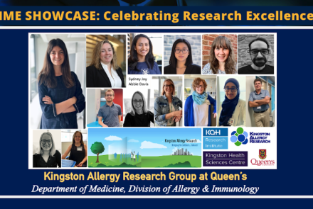 This Months' TIME Showcase-Recent Publication by TMED Student Alyssa Burrows with Kingston Allergy Research Group